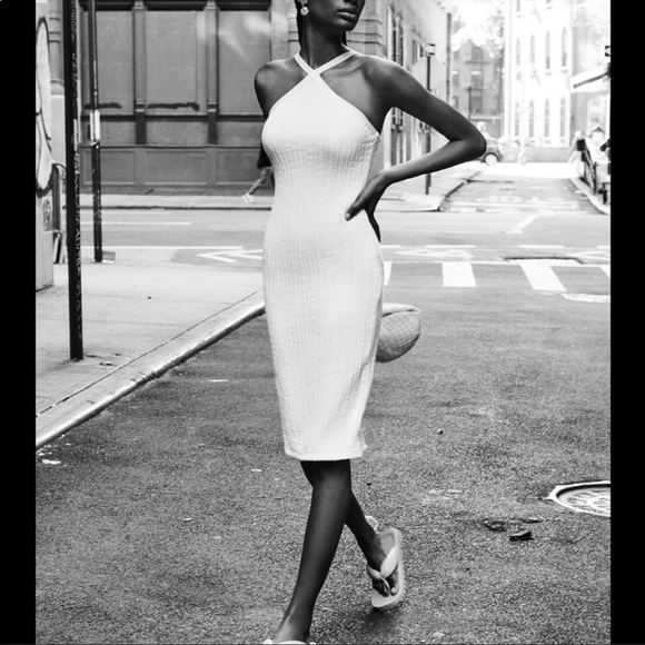 Zara Cable Knit Dress S - Picture 3 of 4